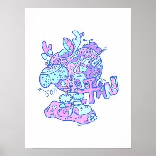 Original Christmas Eve Apple Prints Poster (Vorne)