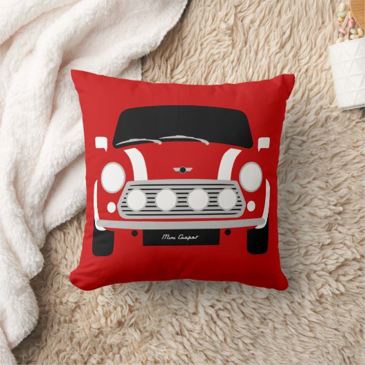 Original Classic Red Original Mini Car Kissen (Decke)