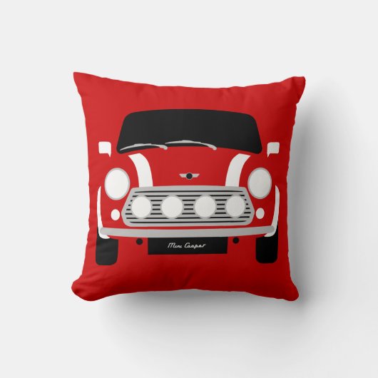 Original Classic Red Original Mini Car Kissen (Vorderseite)