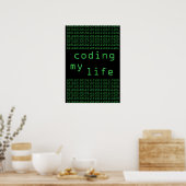 Original Coding My Life Poster (exklusiv) (Küche)