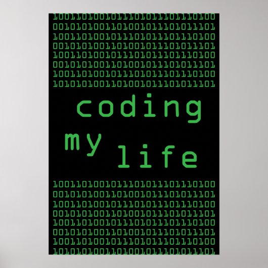 Original Coding My Life Poster (exklusiv) (Vorne)