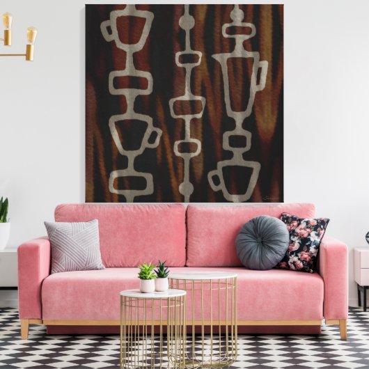 Original-Coffee-Art Leinwanddruck (Insitu (Wohnzimmer))