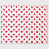 Original Coole White Star-Muster Geschenkpapier (Flach)