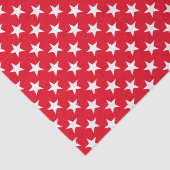 Original Cooles Rotes Sternmuster Seidenpapier (Ausschnitt)