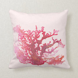 Original Coral Art rosa Kissen 16 Zoll x 16 Zoll