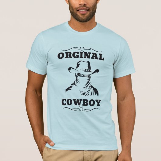 Original Cowboy T - Shirt Design 2 (Vorderseite)