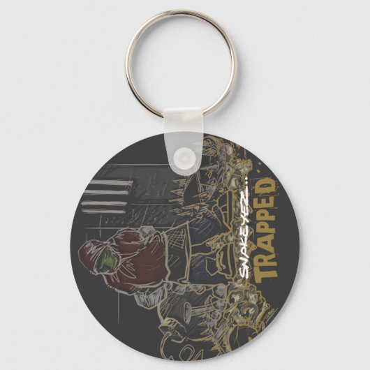 Original Criminalz Snakeyez gefangen Schlüsselanhänger (Vorderseite)