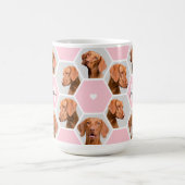 Original Custom 14 Haustier Hund Katze Foto Collag Kaffeetasse (Mittel)
