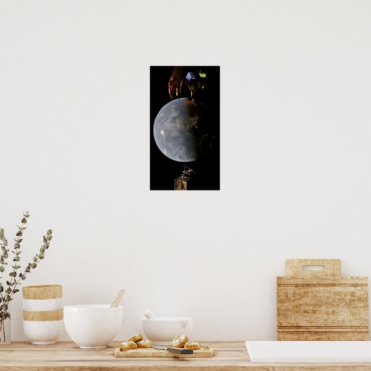 original custom print #1 SPACE SCIFI Poster (Küche)