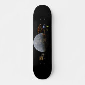 original Custom Print Skateboard # 2 SPACE (Vorne)