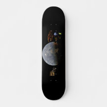 original Custom Print Skateboard # 2 SPACE