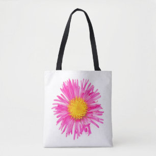 Original cute single PINK FLOWER blossom plant Tasche