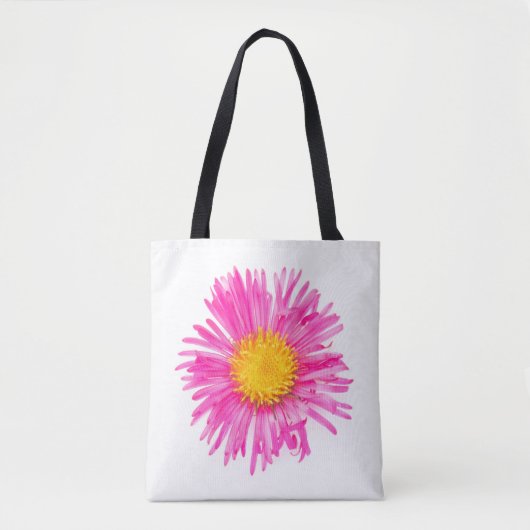 Original cute single PINK FLOWER blossom plant Tasche (Vorderseite)