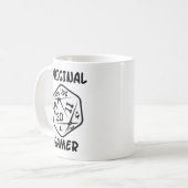 Original d20 Gamer Kaffeetasse (Vorderseite Links)