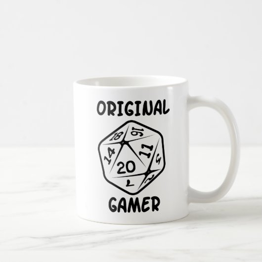 Original d20 Gamer Kaffeetasse (Rechts)
