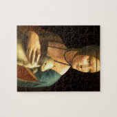 Original Da vinci Malerin Lady mit Ermine Puzzle (Horizontal)