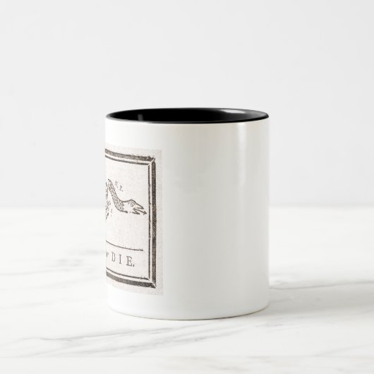 Original der Flagge beitreten oder Die Zweifarbige Tasse (Mittel)