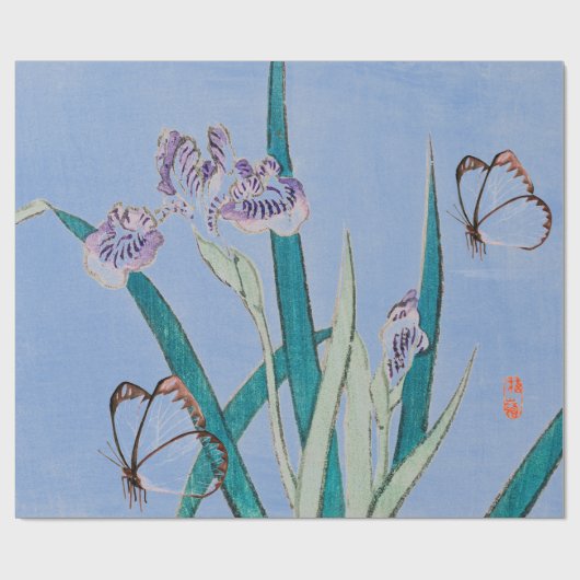 ORIGINAL DESIGN IRIS Wrapping Paper Geschenkpapier (Flach)