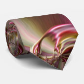 Original-Design-Krawatte in Braun und Rosa Krawatte (Gerollt)