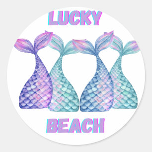 Original Design Lucky Beach Aufkleber