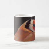 Original digitale Malerei einer Goldfräse Kaffeetasse (Mittel)