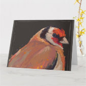 Original digitale Malerei einer Goldfräse Karte (Gelbe Blume)