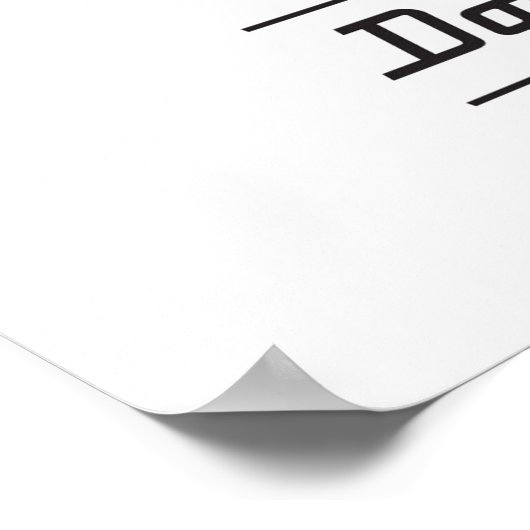 Original DOGGIE DINER Poster (Ecke)