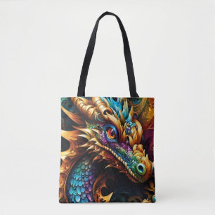 Original Dragon-Kissen im Steampunk-Stil Tasche