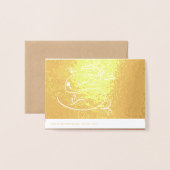 Original Dragon zeichnend Lunar 2024 Luxus FGC Folienkarte (Rückseite mit Umschlag)