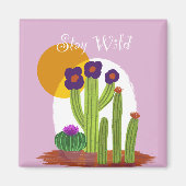 Original-Druckmagnet bleibe Wild Cactus Magnet (Vorne)