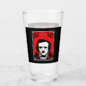 Original Edgar Allan Poe Glas (Rückseite)