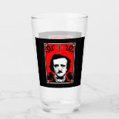 Original Edgar Allan Poe Glas (Vorderseite)