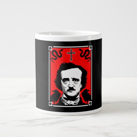 Original Edgar Allan Poe Jumbo-Tasse (Vorderseite)
