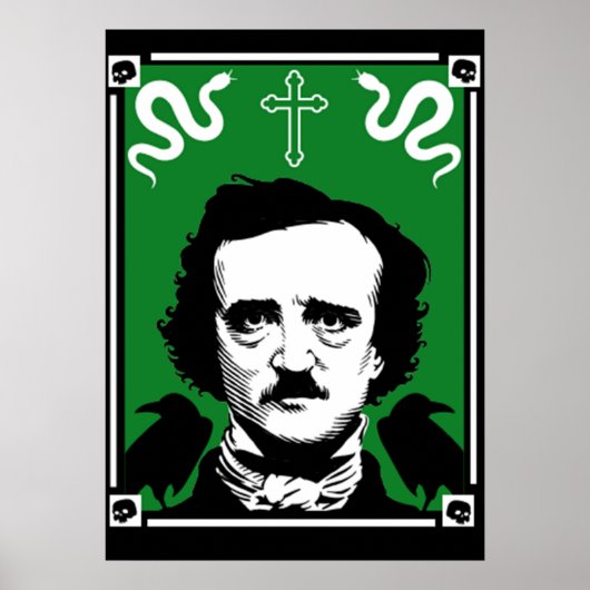 Original Edgar Allan Poe Poster (Vorne)