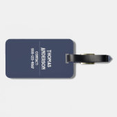 Original Edition 1978 Gepäckanhänger (Rückseite horizontal)