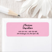 Original Einzigartig rosa Kreativkalligrafie (Insitu)