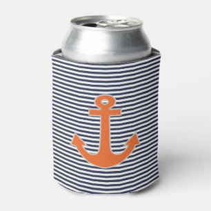 Original Embroidery Anchor Captain Nautical Dosenkühler