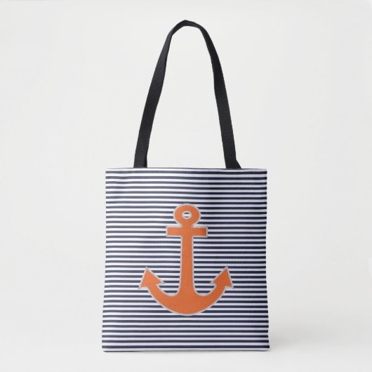 Original Embroidery Anchor Captain Nautical Tasche (Vorderseite)