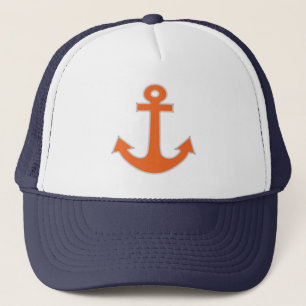 Original Embroidery Anchor Captain Nautical Truckerkappe