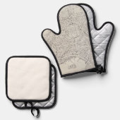 Original-Fantasy-Karte Ofenhandschuh & Topflappen-Set (Vorderseite/Rückseite)