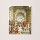 Original Farbe "Die Schule von Athen" von Raffaell Puzzle (Vertikal)