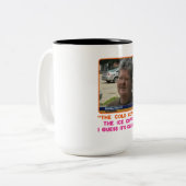 Original Faust Design in einer großen Tasse. Zweifarbige Tasse (Vorderseite Links)