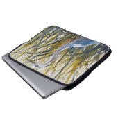 Original Fine Art Blue Heron im Unfall Laptopschutzhülle (Vorne Knopf)