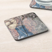 Original Fine Art Vintage bottles & Foliage Getränkeuntersetzer (Linke Seite)