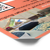 Original FLAT LAND Poster (Ecke)