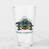Original Florida Mann mit Alligator Glas (Vorderseite)