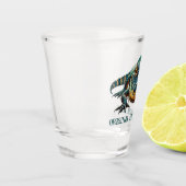 Original Florida Mann mit Alligator Schnapsglas (Links)