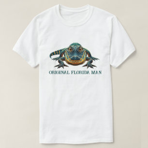 Original Florida Mann mit Alligator T-Shirt