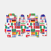 Original FOOTBALL SOCCER TEAM FLAGS 2018 Muster Geschenkschachtel (Ungefaltet)