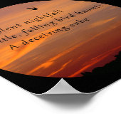 Original Foto Haiku Gedichte Liebe Kunst Poster (Ecke)